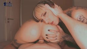 Latina babe caught cheating, joins rough FFM threesome with tattooed Blaze Rager