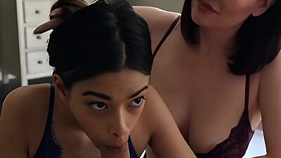 StepMom and stepdaughter make stepdad happy