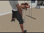 Pantyhose Pillory Fuck BDSM Fantasy