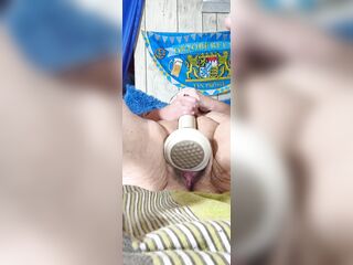 Wicked Floozy Discharged a Wad All Over to Her Obese Abdomen Full of Cum Jelly