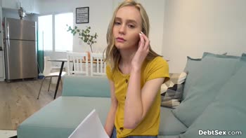 Alicia Williams Swallows Every Inch of Her Debt's Big Cock