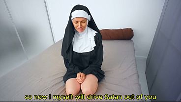 Nun takes big cock and loves it