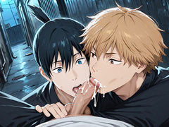 Chainsaw man Yaoi Denji x Aki Pic Collection Japanese A