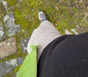 I'm alone by the Danube in Regensburg.