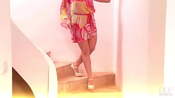 Sultry On The Staircase!