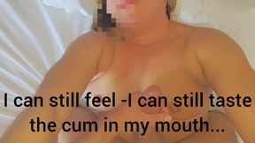 Cheating wife caught in the act, hubby demands dirty talk