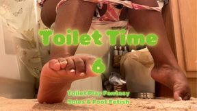 Temptress Mango's Toilet Time 6 - Toilet Play Fantasy & Foot Soles Fetish