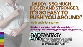Excellent Stud Grapples With His Self-Defence Educator Father [M4M] [Elderly Domineering Dude Audio Roleplay]