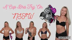 NSFW - A Cup Bra Try On