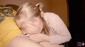 Sucked Her Friend's Husband While She Went for Tea