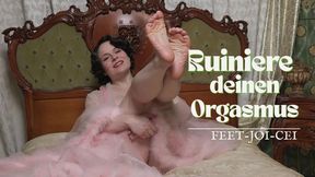 Tiny feet Ruined Orgasm and CEI