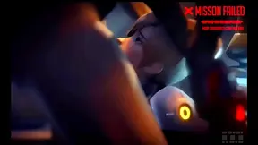 Anime Sorceress Seduces Clumsy Player with Magical Blowjob Spells