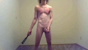 150+ Paddle Strikes to Each of My Transgirl Tits