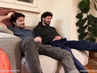 str8 ally jerks most excellent buddy 1st time - got caught by roommate