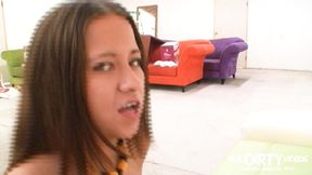 busty babe alanna ackerman gives tit job and titty fuck blowjob