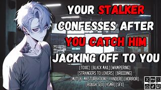 Your Confesses After You Catch Him Stroking Off To You - Masculine Wailing Audio Erotica