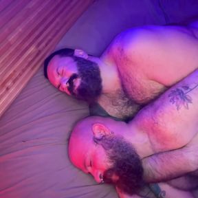 Bears in Purple Bareback Threesome