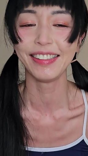 Sexy Asian MILF Marica Hase Takes Big Dick in One Piece Bikini