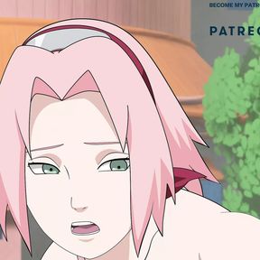 SASUKE FUCKING SAKURA DOGGYSTYLE (HENTAI)