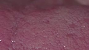 Uvula Play: Deep Mouth Close?Up
