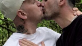 Real Gay Couple - Quick Outdoor Fun.