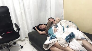 Petite Brunette Tattoo Girl Doggystyle Sugar Daddy Perfect Tits