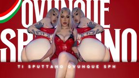 Ti sputtano ovunque SPH ITA - italiana - italiano - mistress - umiliazione del pene  - MILF - JOI - loser exposed - umiliato pubblicamente - cattiva