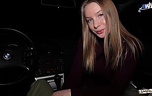 Cumforkate, stepbrother's wife such a slut, she gave herself secretly in the car