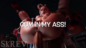 Cammy Gets Anal Bliss in Steamy Hentai Music Video Remix Action