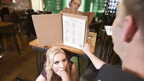 ”Desperate Guy Gets Lucky on Date, Sizzling Doll Georgie Lyall Steals Him From Other Chick”