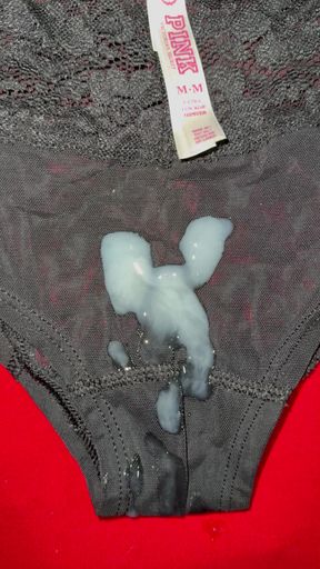 Cum on wife's panties 25