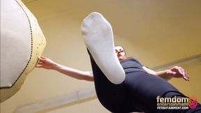 I'll press my dusty, damp sports socks into your face ( Giantess Socks POVs with Lady Nicole ) - FULL HD wmv