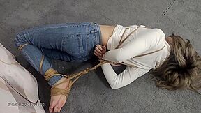 Girl Hogtied And Breathplay