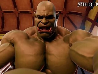 Gay 3D Animated Orc Compilation