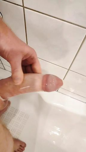 Painful edging and ruined orgasm in the shower