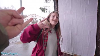 Public Agent Spanish Punk babe Venom Evil fucked in public