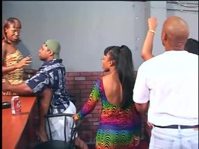 Chubby black bitches getting ass and pussy licked and finger fucked