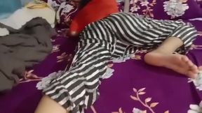 Bhabhi Wasroom Stepbrother-in-law Was Secretly Watching, Came and Started Fucking with Bhabhi