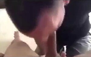 Swallowing My Neighbor's Load - Gay Blowjob Video