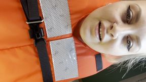 Life Vest Try on and Dildo Ride Front View and Back View