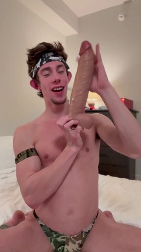 Taking a 12inch Dildo