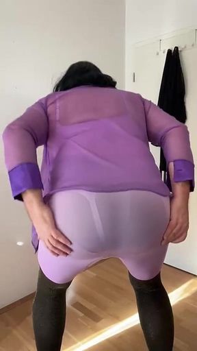 Pink Shape Wear with Pantyhose