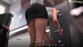 in-security part 03 by ntr bakery - boss wants to fuck his sexy wife - 3d porn game
