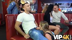 Vip4k. spouse observes tattooed wifey fucking in public place