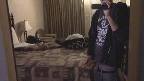 18 Rough Romantic Sex at Hotel with Door Open