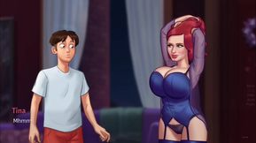 Anon fucks big boobs beautiful woman in the best of his life? Part 1 - summer time saga gameplay