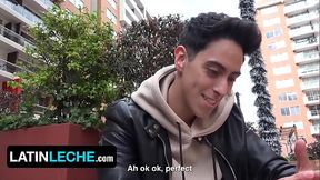 18 Year Old Straight Amateur Nate Wayne Takes Cock From Behind For A First Time - Latin