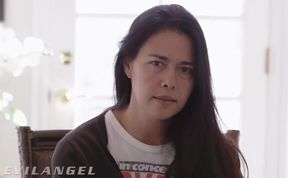TS pornstar Aubrey gets destroyed by a big cock anal pounding documentary