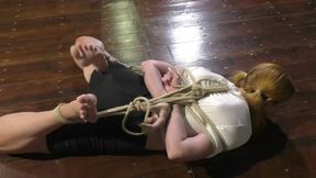 Melodie - Ring the Bells - The ultimate Bondage Challenge - Rope Hogtie Challenge - Full Clip mp4 SD