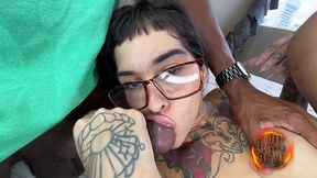 banging angry slut real estate agent on a dirty mattress